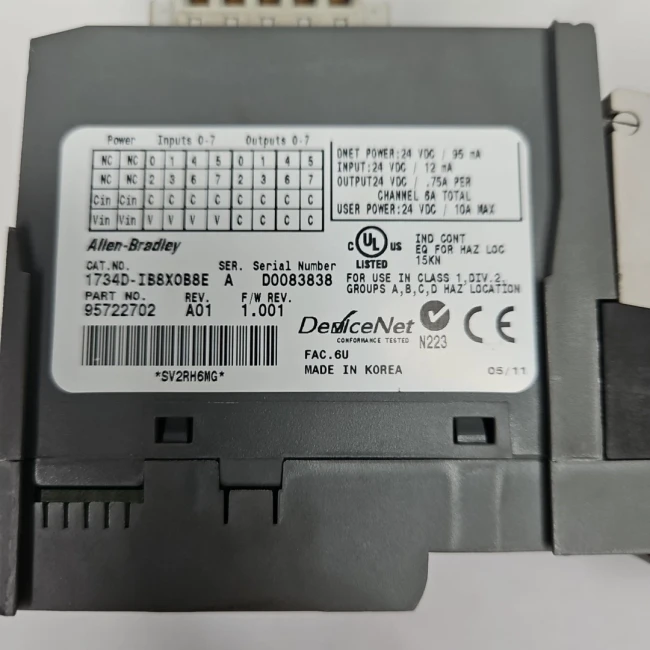 AB 1734D-IB8XOB8E For VIP 1 Year Warranty