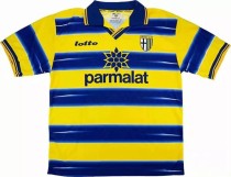 1998/1999 Retro Parma Homen Yellow And Blue 1:1 Quality Soccer Jersey