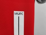 2007-2008 Manchester United Home With Embroidery Champion 1:1 Quality Retro Soccer Jersey