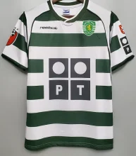 2001-2003 Sporting Lisbon Home 1:1 Quality Retro Soccer Jersey
