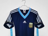 1998 Retro Argentina Away Retro Soccer Jersey