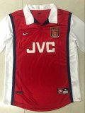 1998-1999 Arsenal Home Long sleeve 1:1 Retro Soccer Jersey