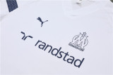 22/23 Marseille Training Suit White 1:1 Quality Training Jersey