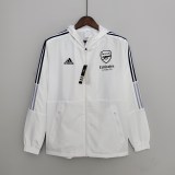 2022 Arsenal White Windbreaker