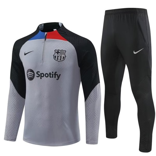 22/23 Barcelona Training Suit Gray Player Version 1:1 Quality Training Jersey