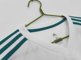 2017/2018 Real Madrid Home Long Sleeve Fans 1:1 Retro Soccer Jersey