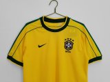 1998 Brazil Home Fans 1:1 Quality Retro Soccer Jersey