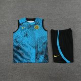 23/24 Inter Milan Blue 1:1 Quality Training Vest（A-Set）