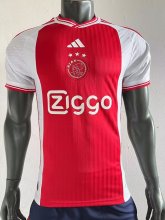 23/24 Ajax Home Red Player 1:1 Quality Soccer Jersey