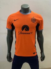 23/24 Inter Milan Third Orange Player 1:1 Quality Soccer Jersey