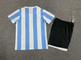 1986  Argentina Home 1:1 Quality Retro Kids Soccer Jersey