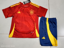 24/25 Spain Home Kids 1:1 Quality Soccer Jersey