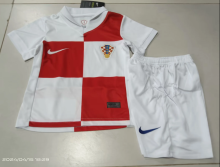 24/25 Croatia Home Kids Soccer Jersey