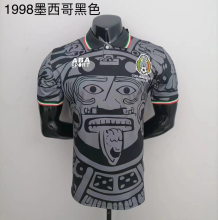 1998 Mexico Black Fans Version 1:1 Quality Retro Soccer Jersey