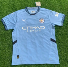 24/25 Manchester City Home Blue Fans 1:1 Quality Soccer Jersey