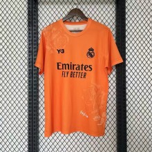 24/25 Real Madrid Y3 Orange Fans 1:1  Soccer Jersey