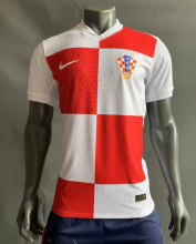 24/25 Croatia Home  Player Version 1:1 Quality Soccer Jersey