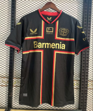 24/25 Bayer Leverkusen Home Black Fans Version Soccer Jersey