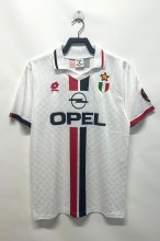 1996/1997 AC Milan Away White 1:1 Retro Soccer Jersey