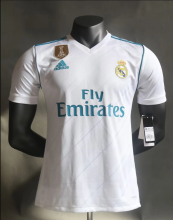 2017/2018 Real Madrid Home Player Version 1:1 Quality Retro Soccer Jersey