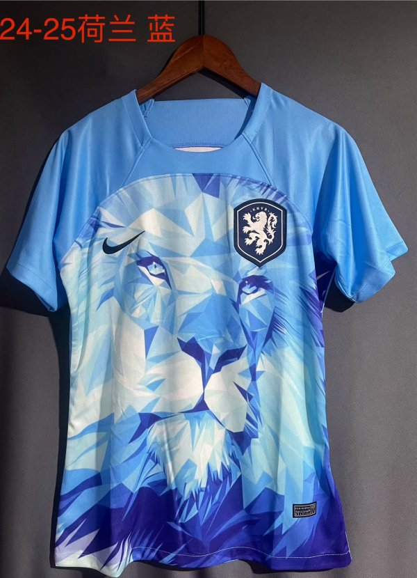 24/25 Netherlands Special  Edition  Blue  Fans 1:1 Quality Soccer Jersey