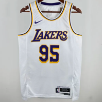 24/25  Lakers TOSCANO #95 White  1:1 Quality NBA Jersey