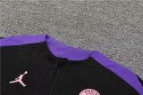 24/25 PSG Training  Suit  Black Violet  1:1 Quality Training Jersey
