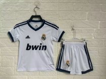 2012/2013 Real Madrid Home  1:1 Kids Retro Soccer Jersey