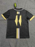 24/25  Palestine  Black  Fans 1:1 Quality Soccer Jersey