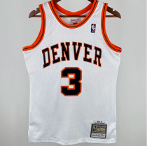 2006/2007 Nuggets IVERSON #3 White  Retro  热压 1:1 Quality NBA Jersey