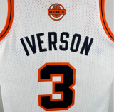 2006/2007 Nuggets IVERSON #3 White  Retro  热压 1:1 Quality NBA Jersey