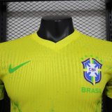 24/25 Brazil   Special  Edition  Yellow  Player  1:1 Quality Soccer Jersey