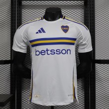 24/25  Boca Away White Player 1:1 Quality Soccer Jersey