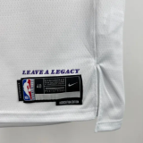 2025 Lakers JAMES JR. #9 White 1:1 Quality NBA Jersey热压