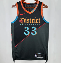 2025 Wizards KUZMA #33 Black City Edition  1:1 Quality NBA Jersey