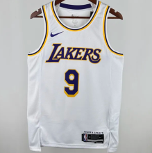 2025 Lakers JAMES JR. #9 White 1:1 Quality NBA Jersey热压