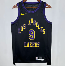 2025 Lakers JAMES JR. #9 Black City Edition1:1 Quality NBA Jersey热压