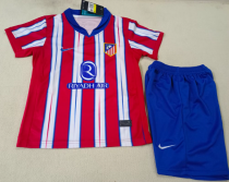 24/25 Atletico Madrid  Home Kids Soccer Jersey