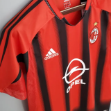 2004/2005  AC Milan Home Fans 1:1 Retro Soccer Jersey