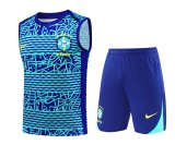 24/25 Brazil Blue 1:1 Quality Training Vest （A-Set）