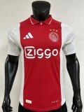 24/25  Ajax  Home Player 1:1 Quality Soccer Jersey