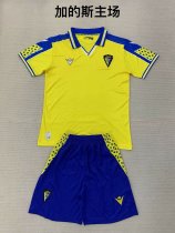 24/25 Cadiz Home  Kids Kits  1:1 Soccer Jersey