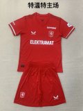 24/25 Twente Home Kids Kits 1:1  Quality  Soccer Jersey