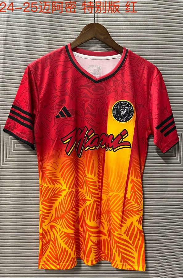 24/25 Inter Miami Special Edition  Red Fans 1:1 Quality Soccer Jersey