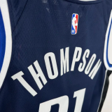 2025 Mavericks THOMPSON #31 Sapphire Blue1:1 Quality NBA Jersey