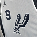 2021 Spurs PARKER #9 Grey 1:1 Quality NBA Jersey