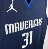 2025 Mavericks THOMPSON #31 Sapphire Blue  1:1 Quality NBA Jersey