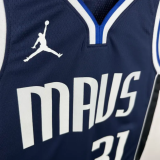 2025 Mavericks THOMPSON #31 Sapphire Blue1:1 Quality NBA Jersey