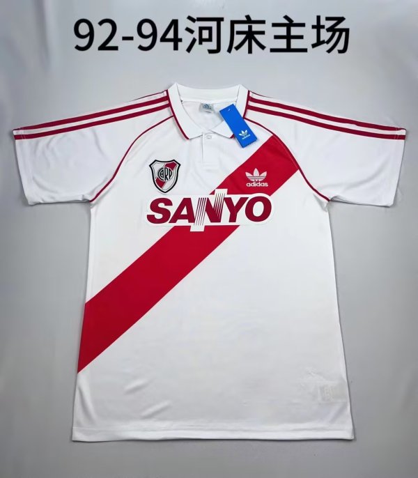 1992/1994 River Plate Home 1:1 Retro Quality Soccer Jersey