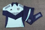 24/25  Arsenal Training Suit Blue 1:1 Quality Training Jersey